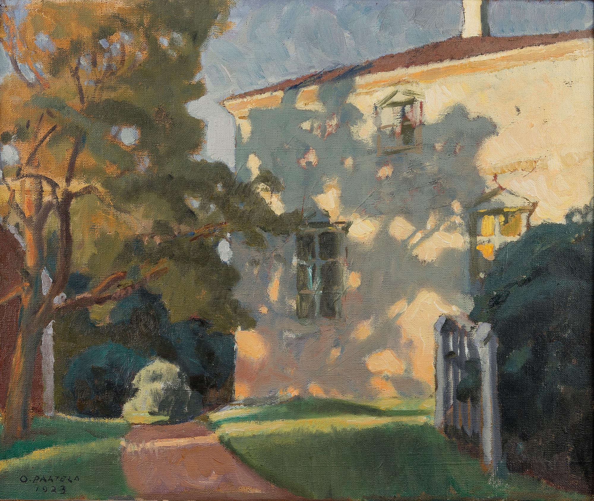 OSKARI PAATELA, oil on canvas, signed and dated 1923.