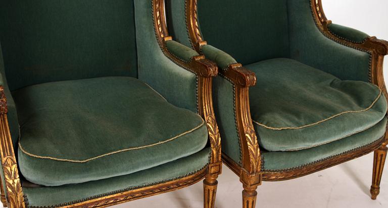 BERGERER, ett par, Louis XVI-stil, 1900-talets början.