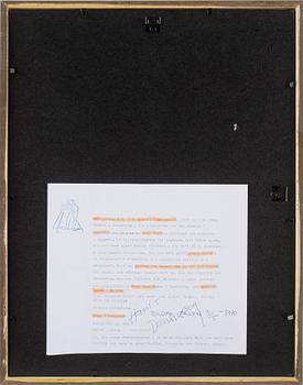 HANS T DAHLSKOG, fotografi, signerat och daterat 1990 a tergo.