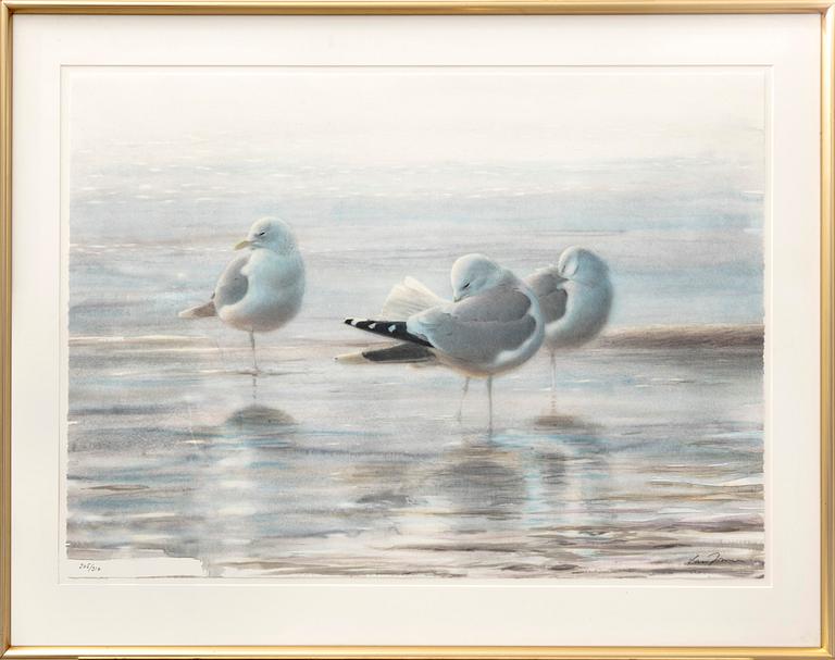 Lars Jonsson, lithograph signed and numbered 205/310.