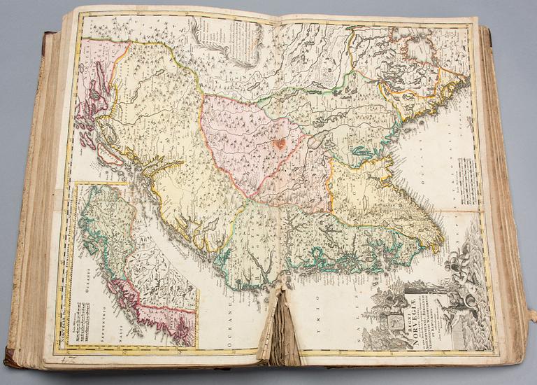 JOHANN BAPTISTA HOMANN, Atlas, Novus Terrarum Orbis Imperia Regna Et Status.