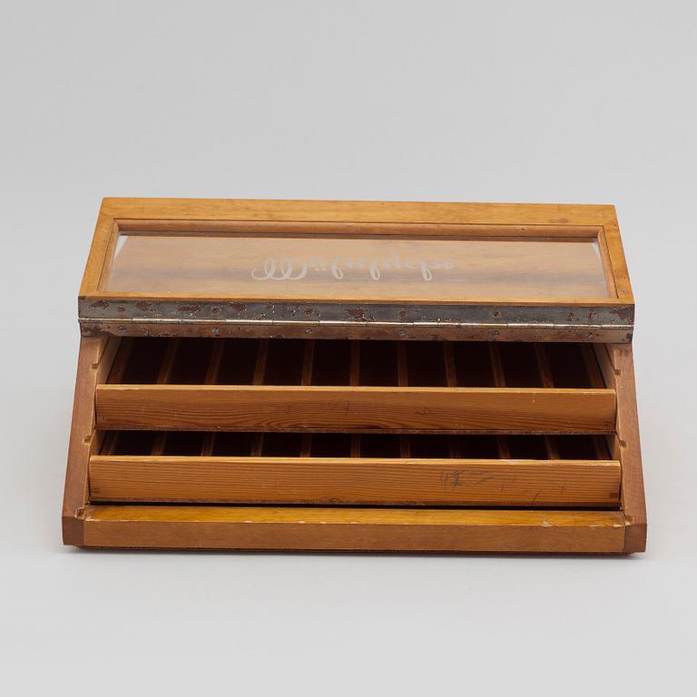 A box for sewing thread from Mölnlycke Sytråd, first half of the 20th century.