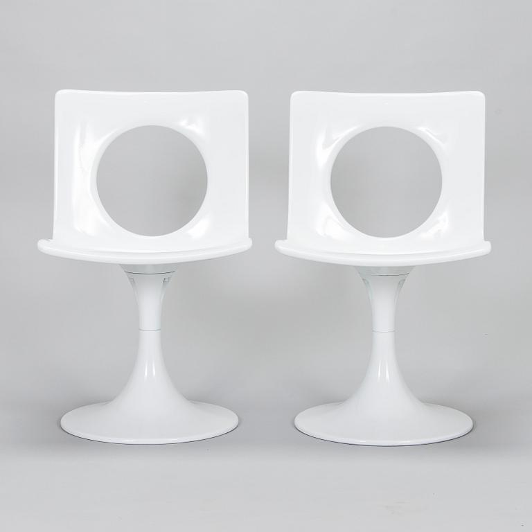 Carl Gustaf Hiort af Ornäs, A set of four "Afo-Seat-2001", chairs,  SOK Rauman Tehtaat. Designed 1971.