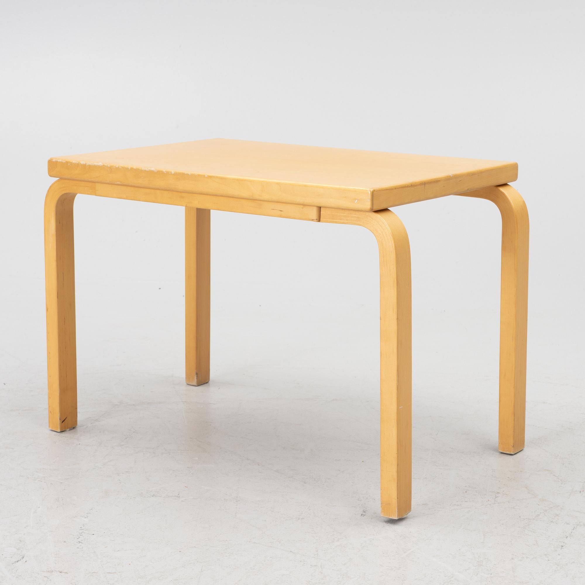 Alvar Aalto, soffbord/sidobord, Artek, 1900-talets andra hälft.