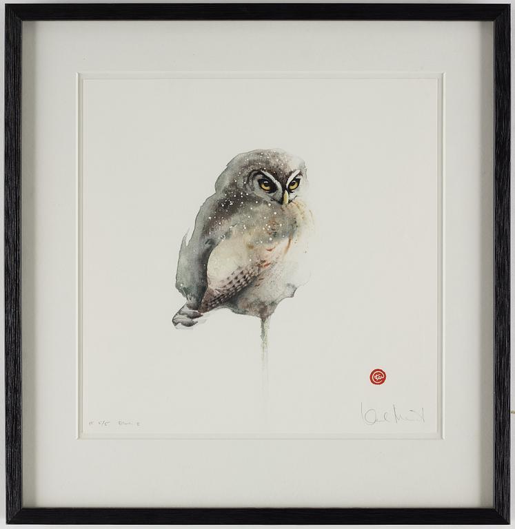 KARL MÅRTENS, litografi, signerad med blyerts och numrerad PT 5/5 état II.