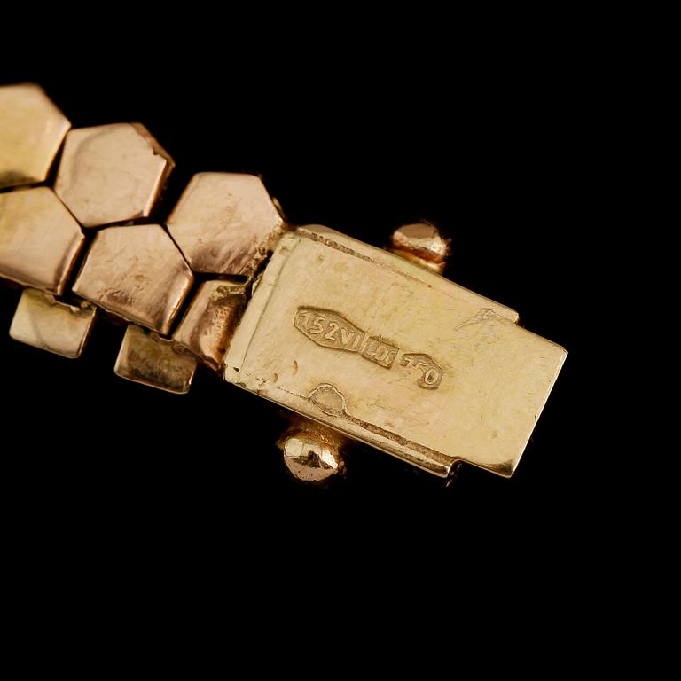 COLLIER, 18 k guld. Vikt ca 39 g.