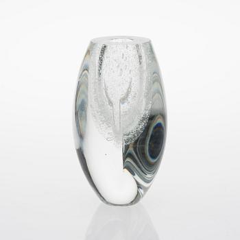 TIMO SARPANEVA, GLASSKULPTUR. Claritas. Sign. Timo Sarpaneva, Iittala 1984, C1751.