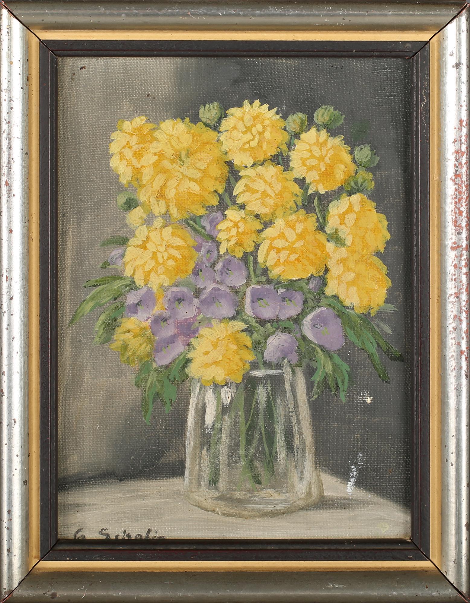 GRETA SCHALIN, olja, signerad.