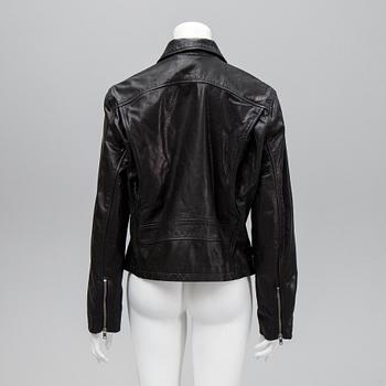 Polo Ralph Lauren, a buffalo leather jacket, size 14.