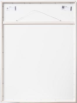 Christo & Jeanne-Claude, färgoffset med tygapplikation. Signerad.