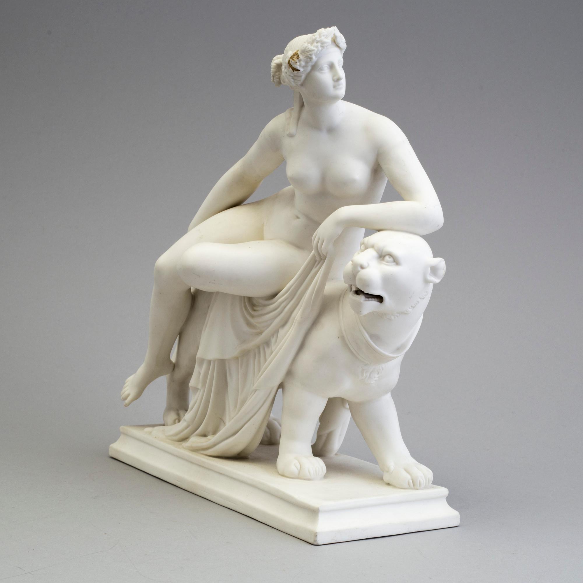 A PARIAN FIGURE, after J H von Danecker, Gustafsberg 1890.