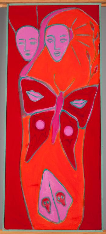 ELINA LIIKANEN, akryl på duk, a tergo signerad och daterad 1993.