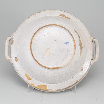 A German faiance bowl, 18th Century.