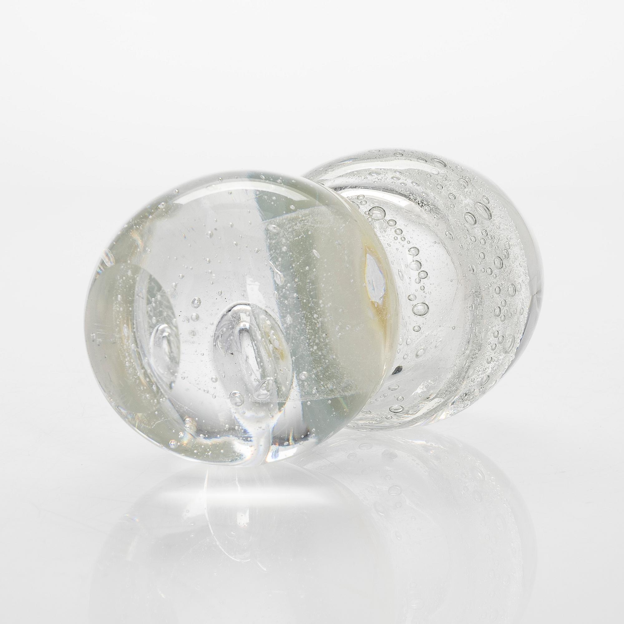 Tiina Nordström, konstglas, signerad Tiina Nordström, Iittala 1992.