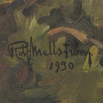 Rolf Mellström, Örn vid sitt bo.