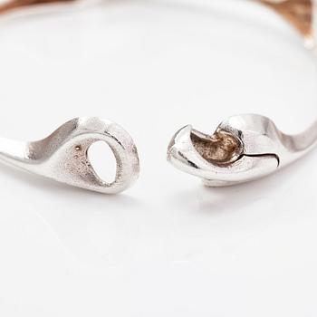 Björn Weckström, Armband "Armilla", sterlingsilver. Lapponia 1977.