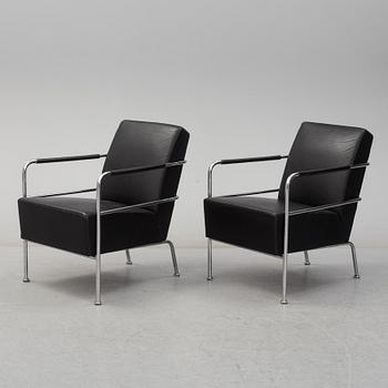 A pair of 'Cinema' easy chairs by Gunnilla Allard, Lammhults, 1997.