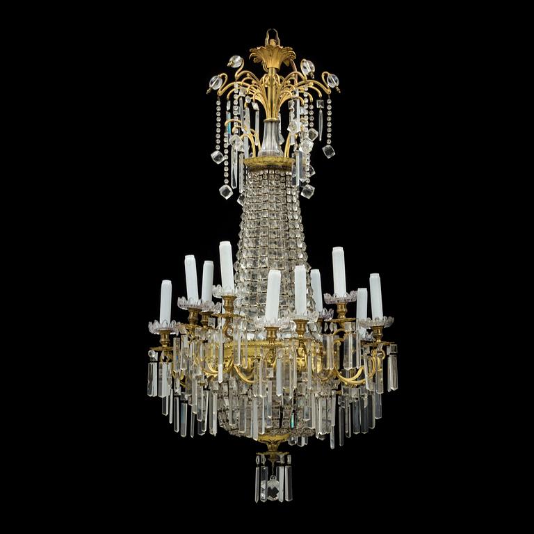 An early 20th century ceiling light.