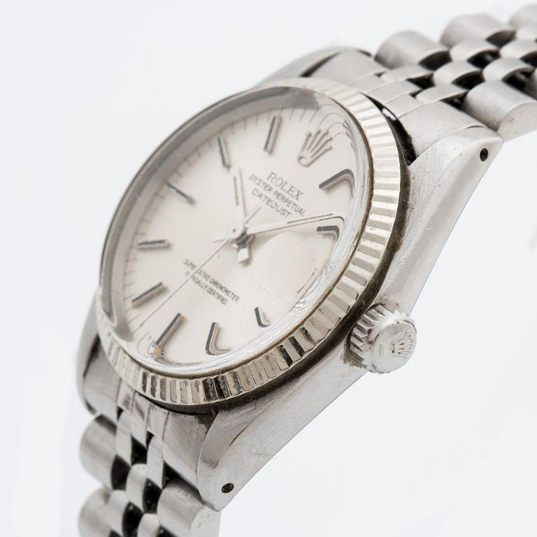 ROLEX, Oyster Perpetual, Datejust, Chronometer, armbandsur, 30 mm,