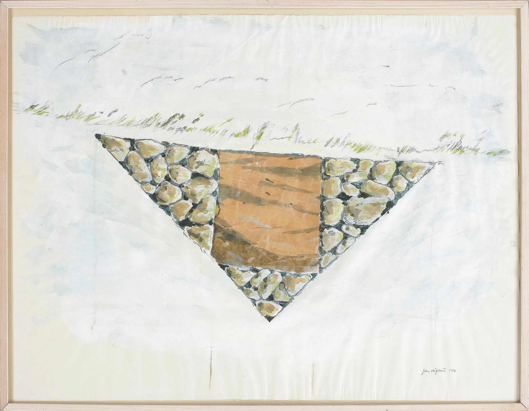 JAN HÅFSTRÖM, blandteknik, signerad och daterad 1974.