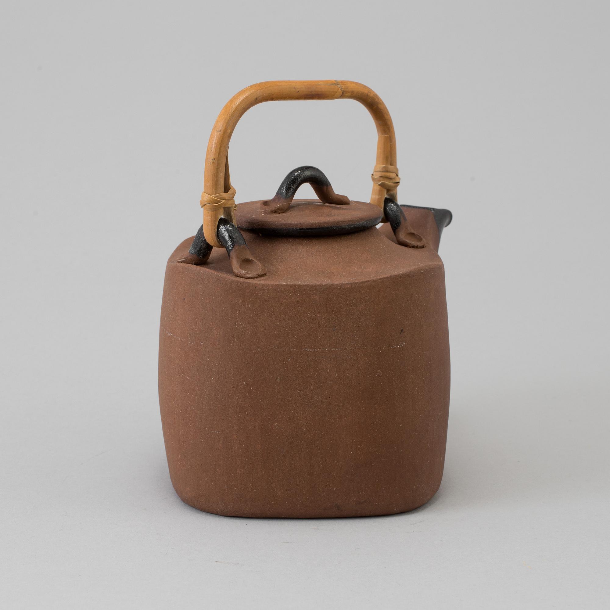 CHRISTIAN POULSEN, an earthenware teapot, Denmark.