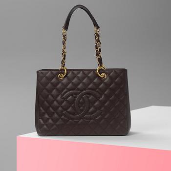 AXELREMSVÄSKA, Chanel, "Grand Shopping Tote Bag", 2011.