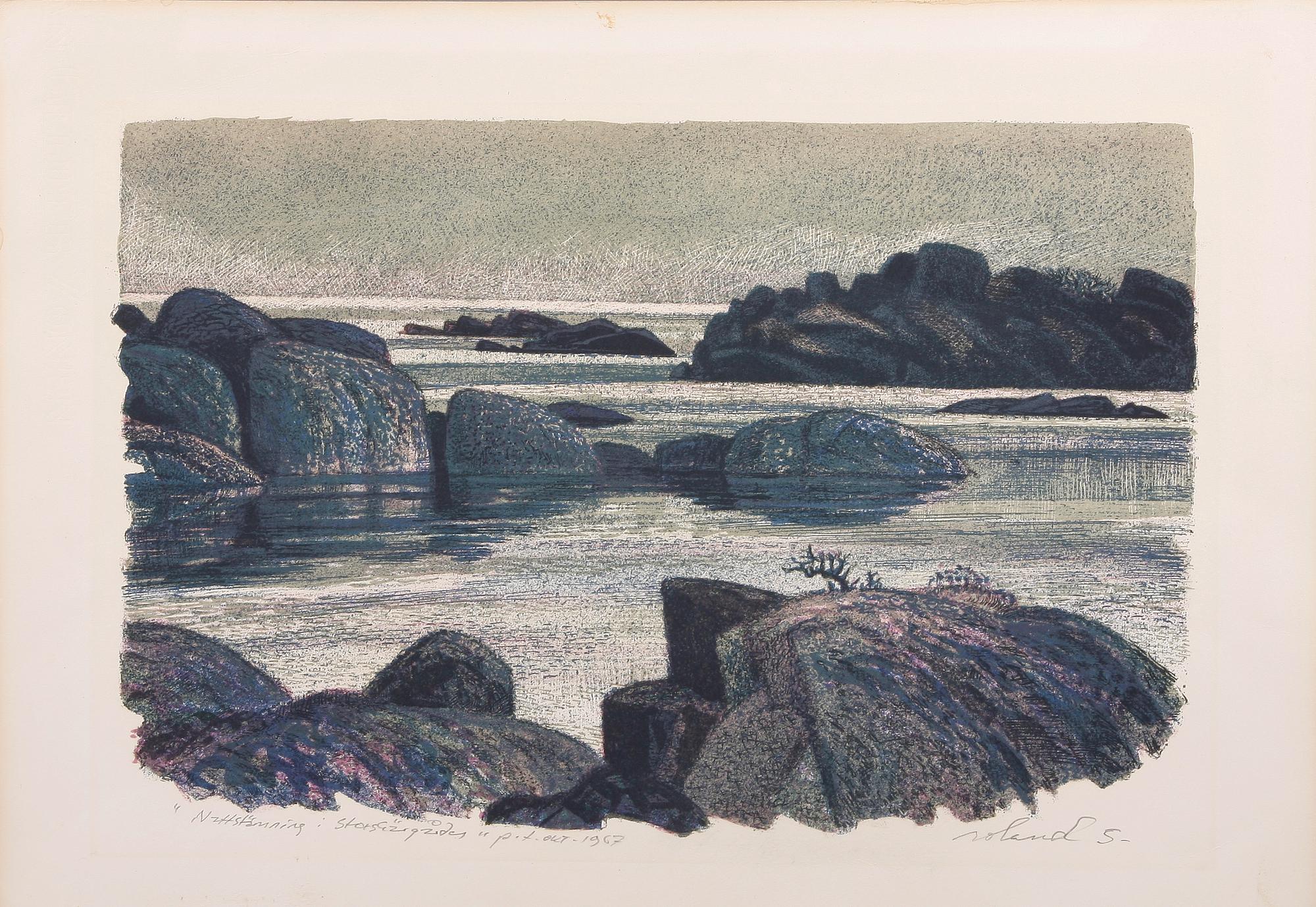 PARTI LITOGRAFIER, 4 st, Roland Svensson, Jorgo Krallis och Ulf Gripenholm.  Sign och numr.