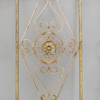 SMIDESGALLER, troligen till balkong eller terrass, 8 delar, omkring 1900.