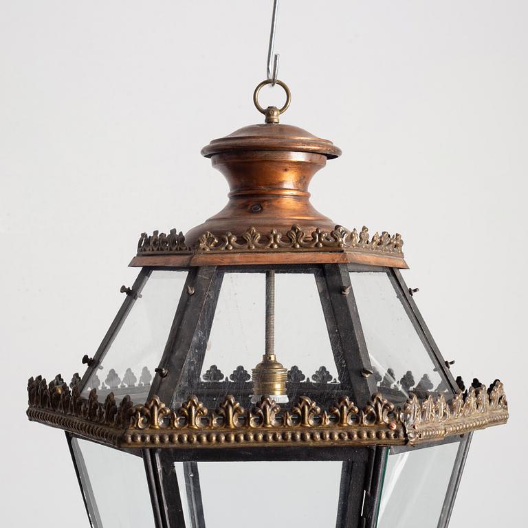 Taklyktor, ett par, 1800-talets slut.