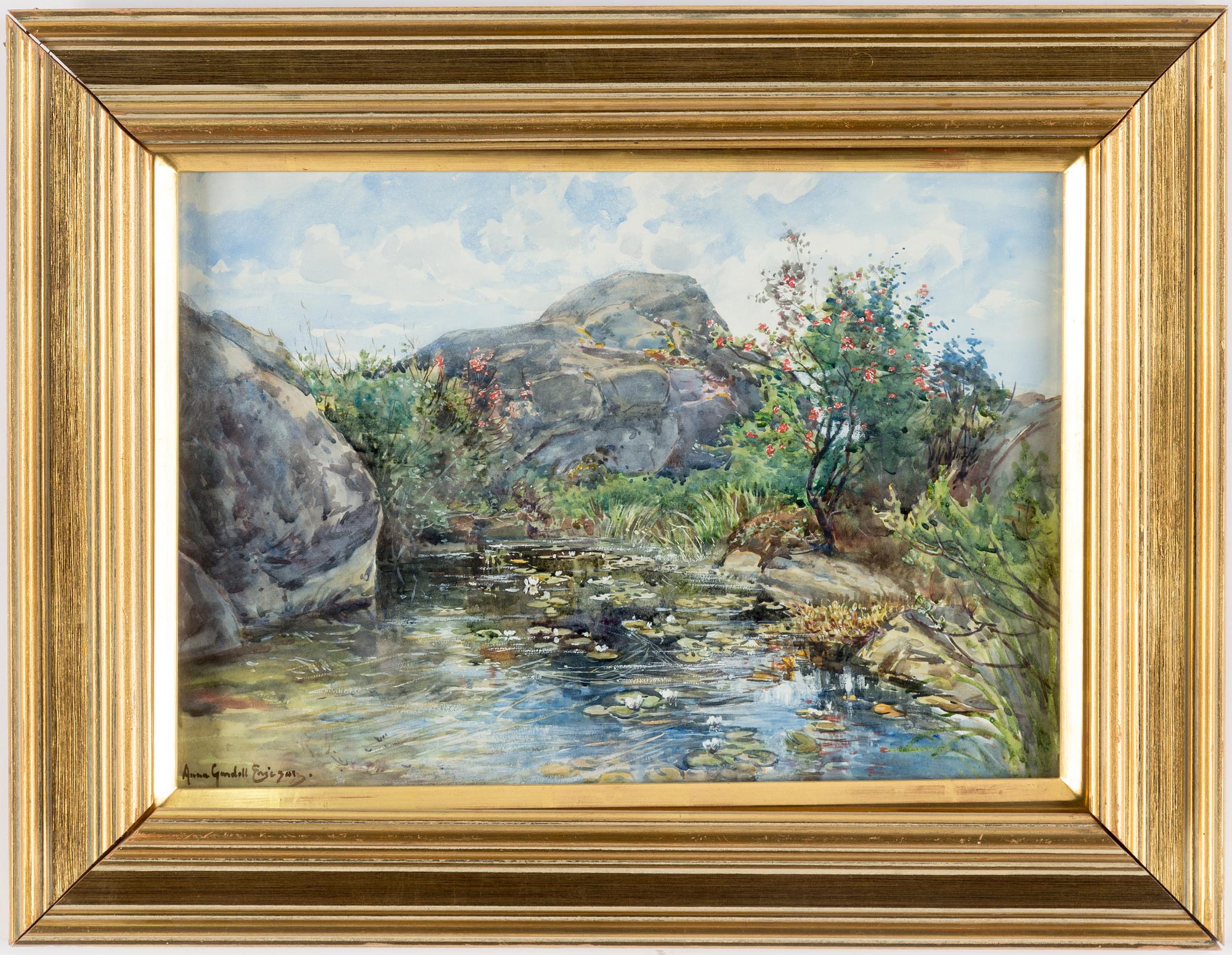 ANNA GARDELL-ERICSON, watercolour, signed.