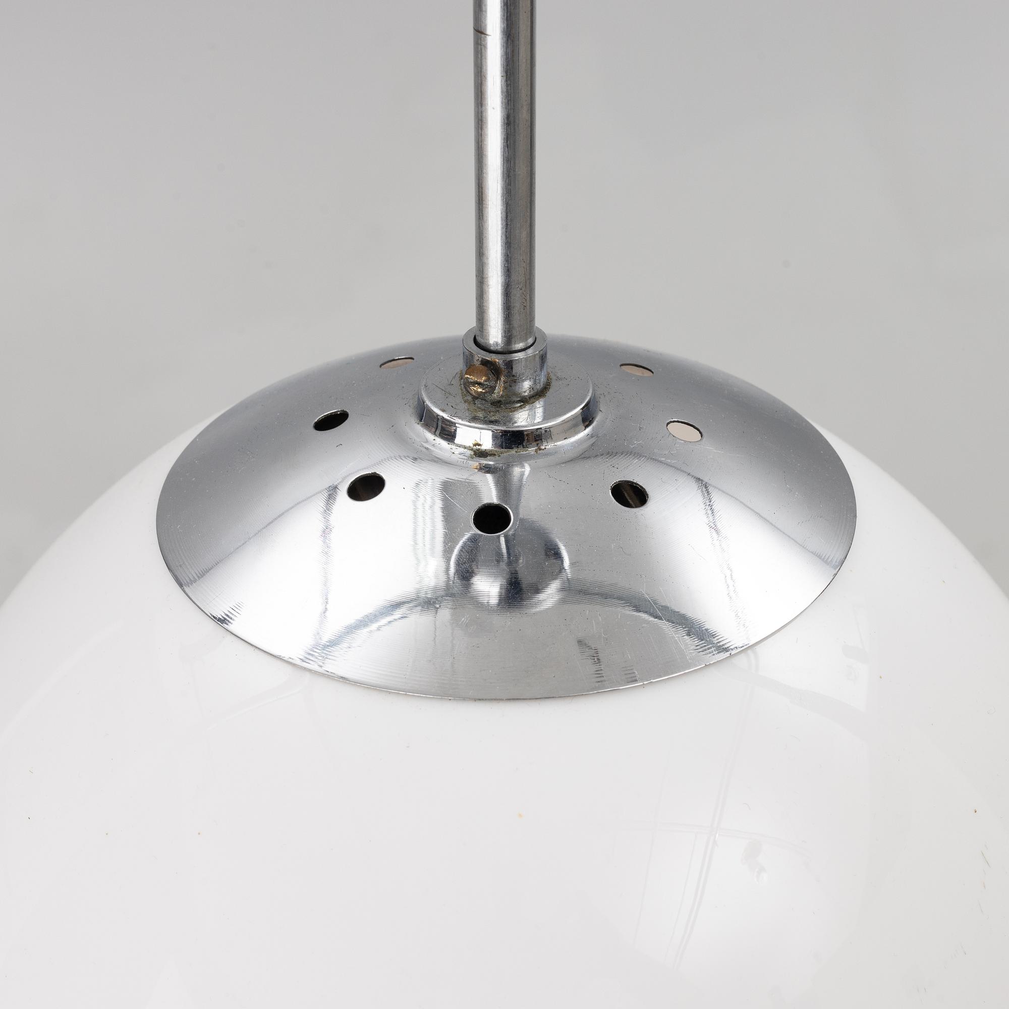 Harald Notini, a model '10646' ceiling lamp, Arvid Böhlmarks Lampfabrik, 1930's.