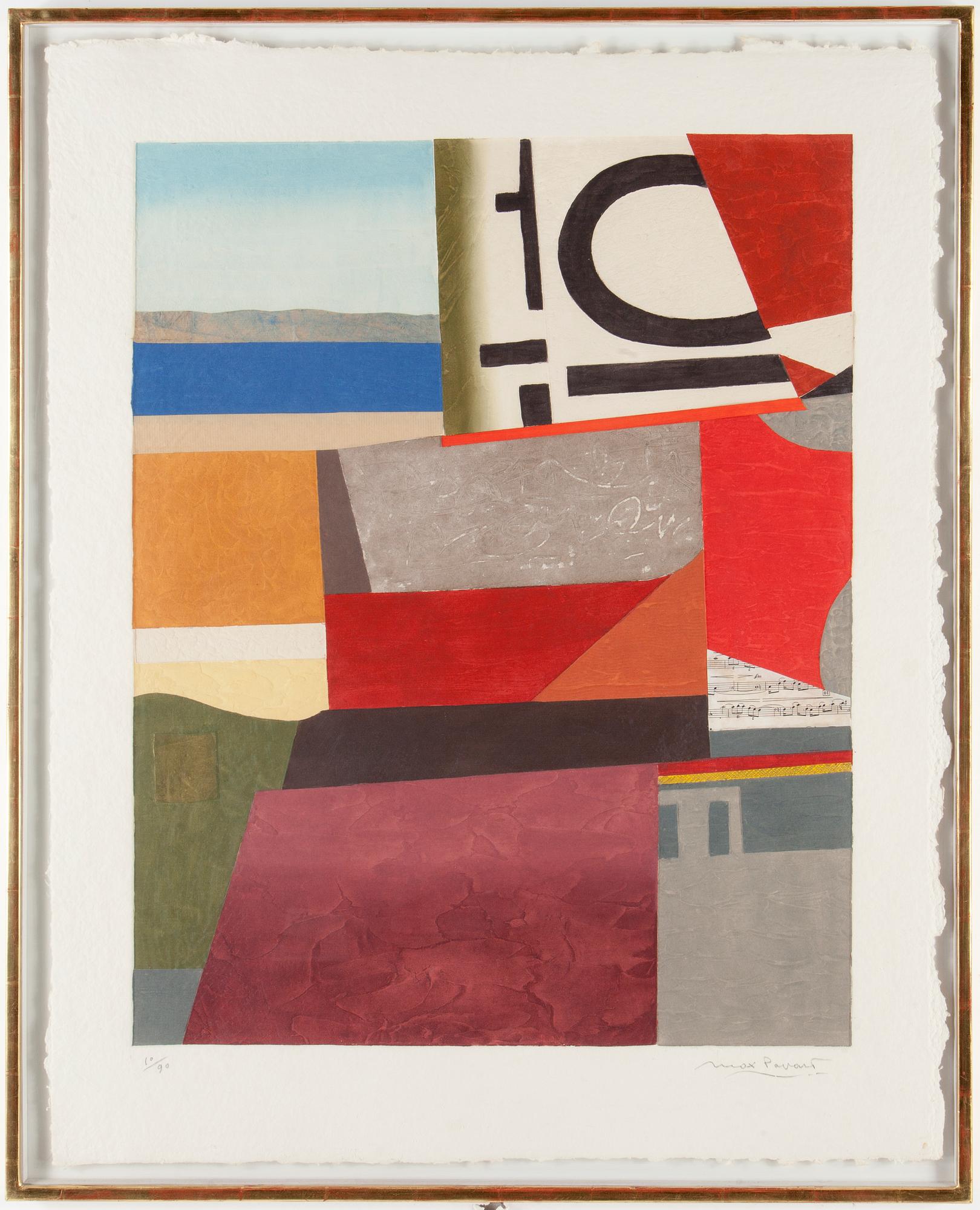 MAX PAPART, färglitografi, signerad o numrerad 10/90.