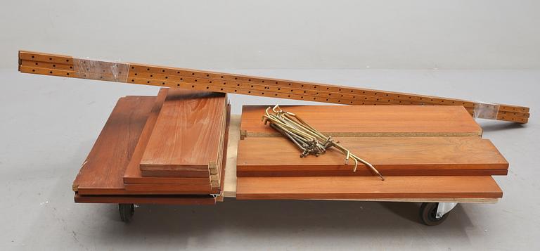 HYLLSYSTEM, teak, 1950/60-tal.