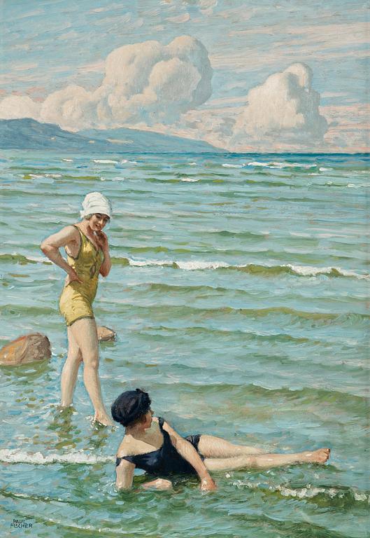Paul Fischer, Women bathing.