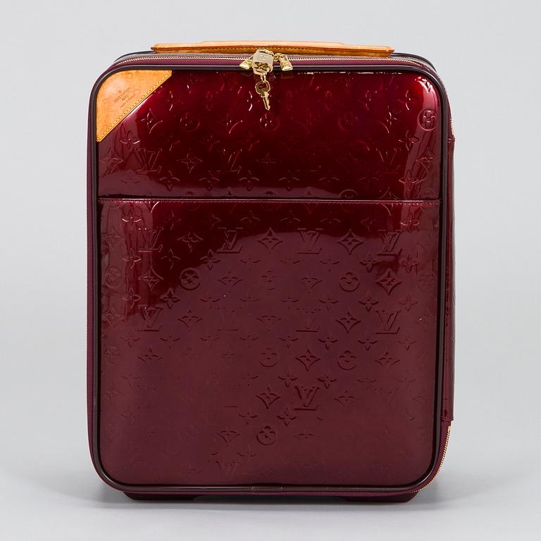 Louis Vuitton, a Monogram Vernis 'Pégase 45', suitcase.