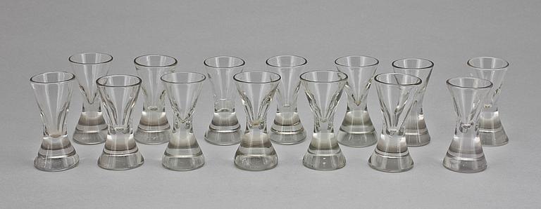 SNAPSGLAS, 14st, glas, 1900-tal.