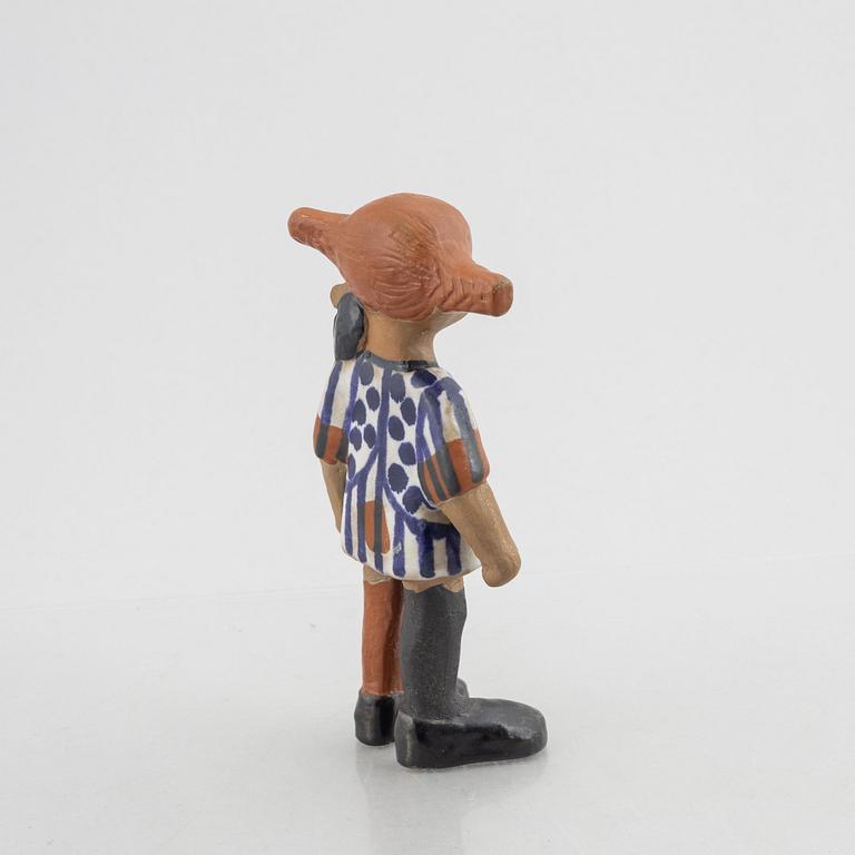 Lisa Larson, a "Pippi Longstocking" stoneware figurine, Gustavsberg, Sweden.