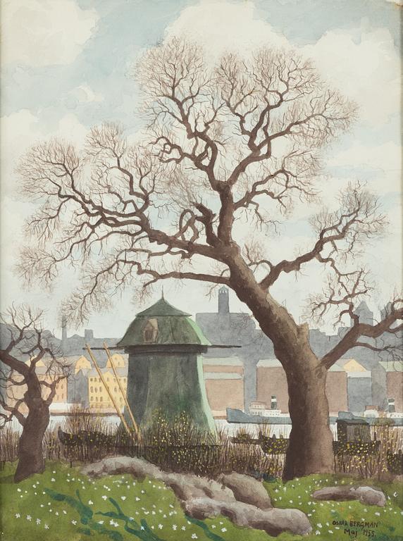 Oskar Bergman, "Ek på Djurgården".