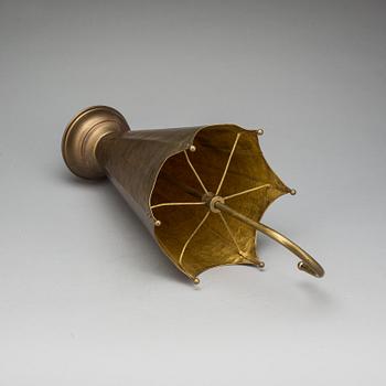 PARAPLYSTÄLL, mässing, 1900-tal.