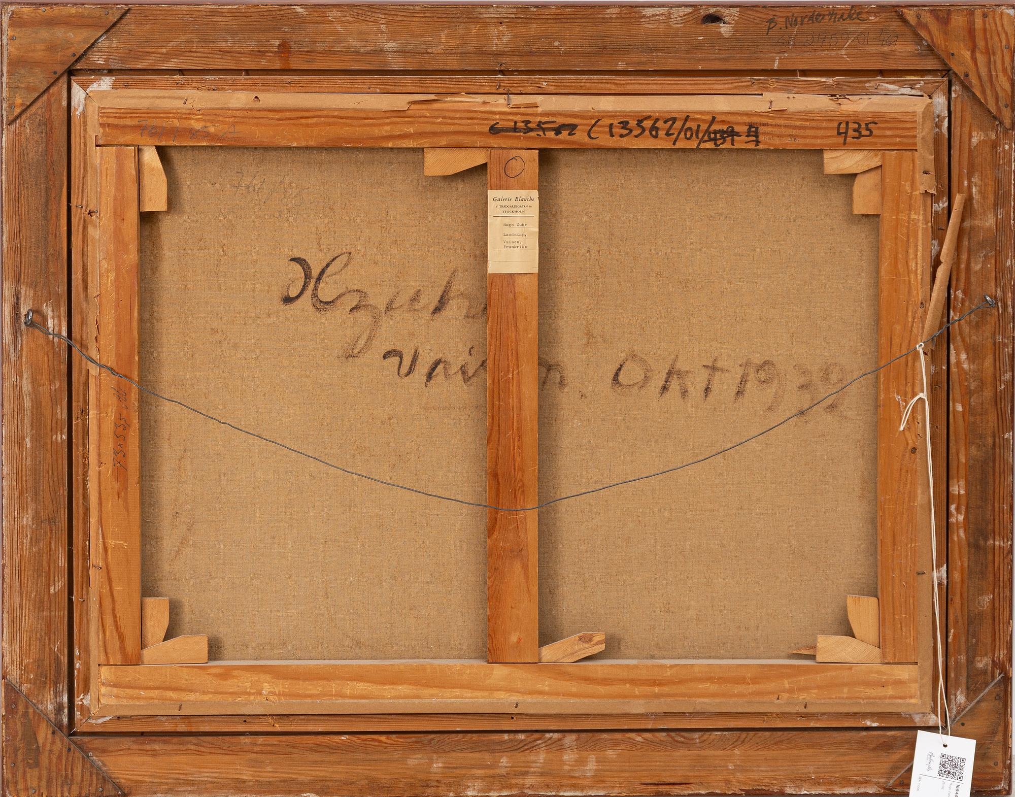 Hugo Zuhr, "Vaison, Frankrike".