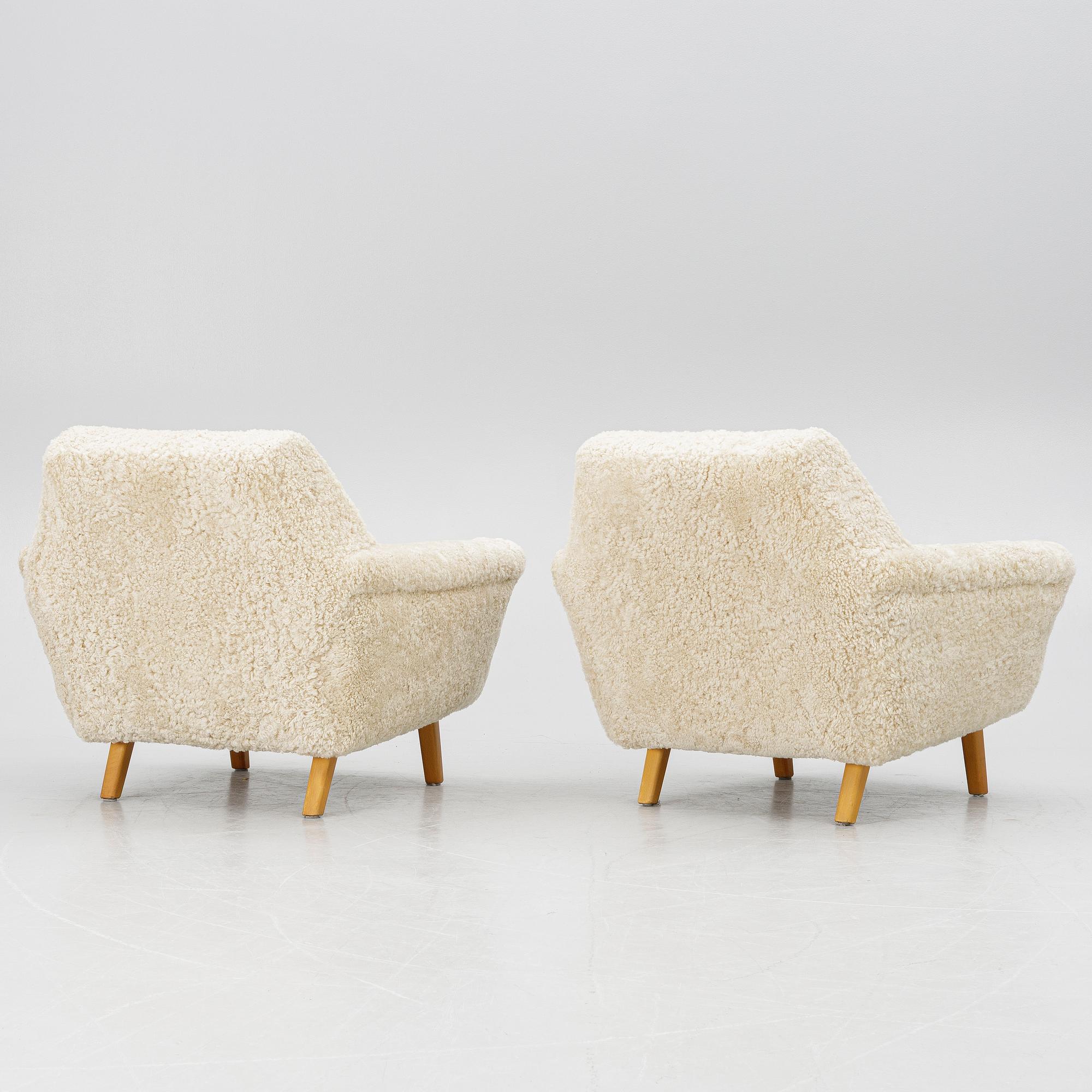 Fåtöljer, ett par, 1900-talet andra hälft.