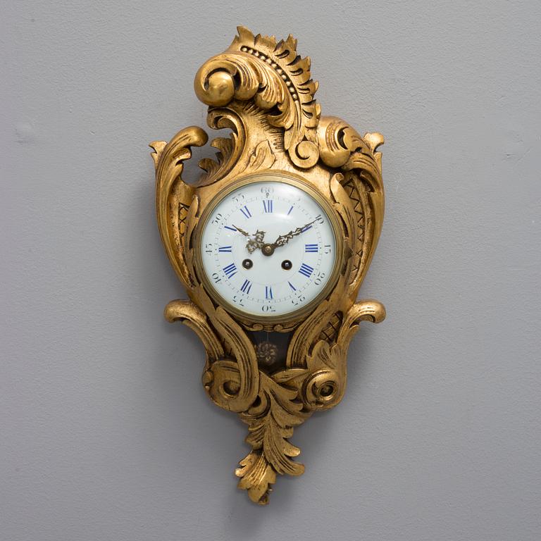 A late 19th century wall clock.