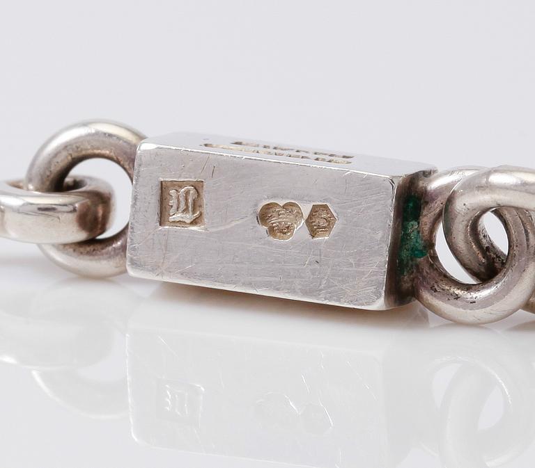 ARMBAND, sterlingssilver, Wiwen Nilsson, Lund 1958.