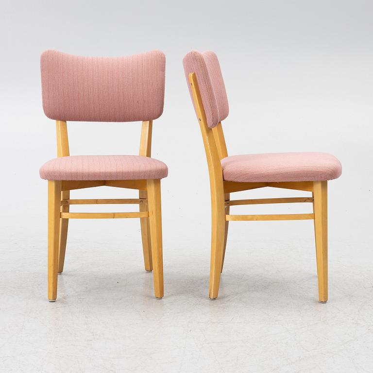 A dining group, 5 pieces, Nordiska Kompaniet, circa mid-20th century.