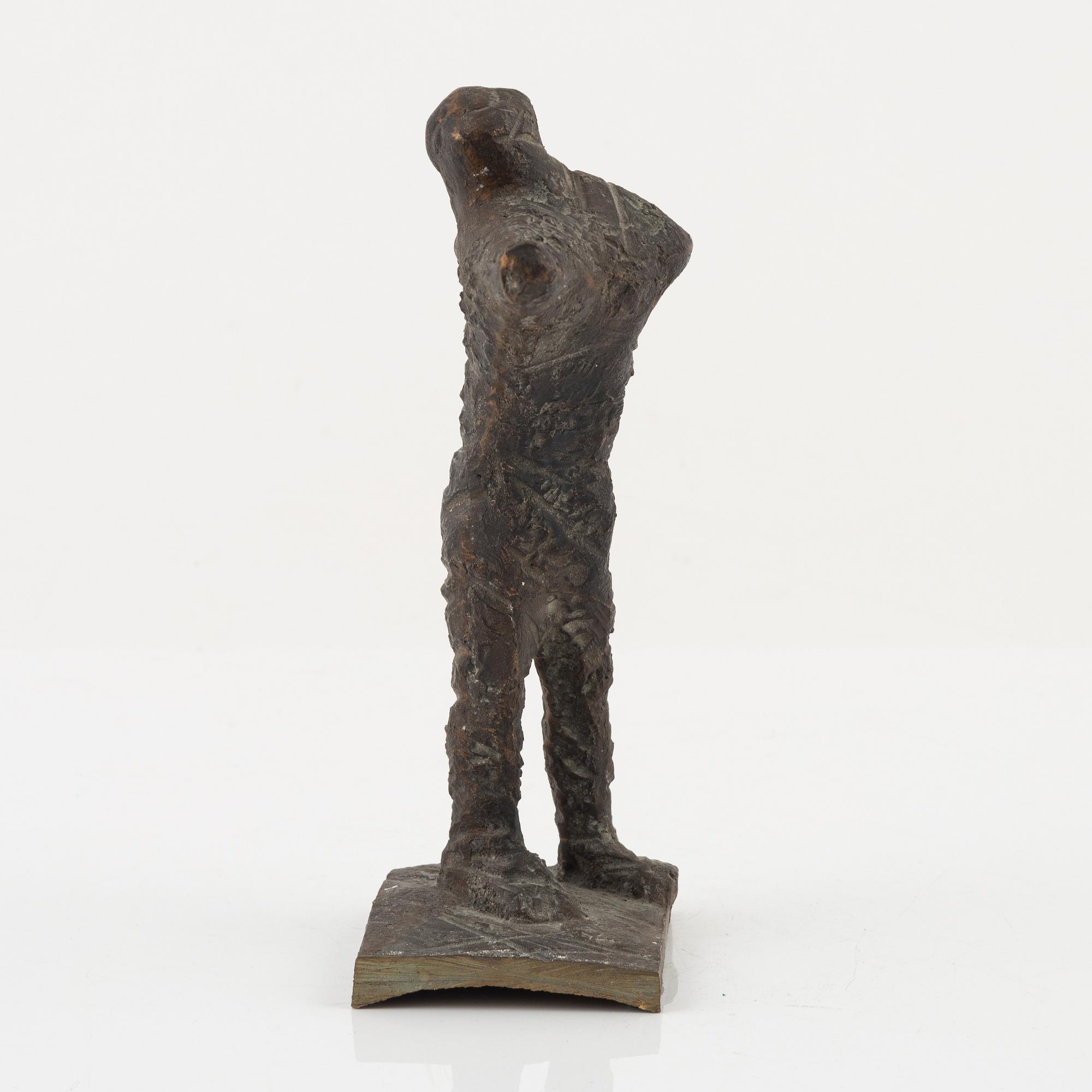 Bror Marklund, sculpture, unsigned, bronze, height 19 cm.
