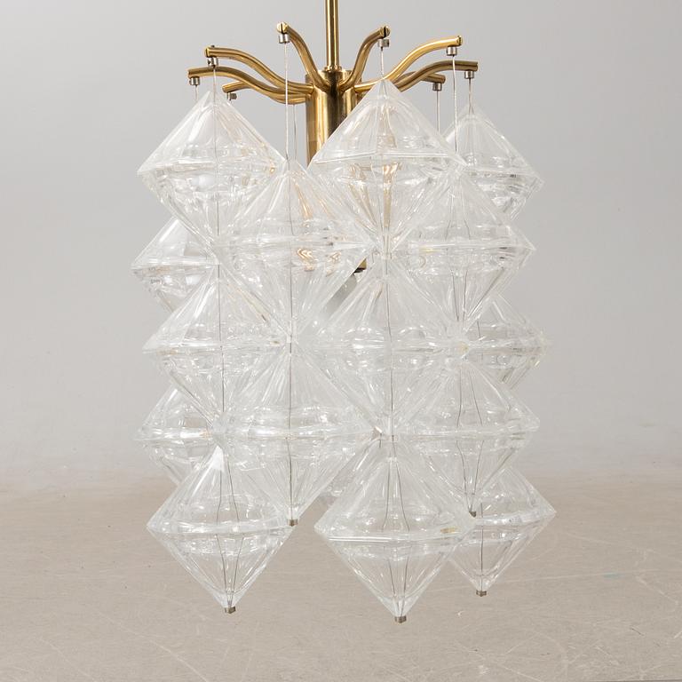 Carl Fagerlund, ceiling lamp, Orrefors.