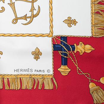 Hermès, scarf, "Vue du Carosse de la Galère La Réale".