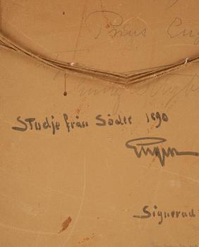 Prins Eugen, "Studie från Söder" (Kvastmakarbacken, Stockholm).