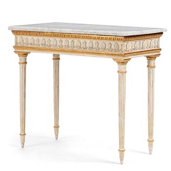 316. Console table, attributed to Jean Baptiste Masreliez (designer and ornamental sculptor in Stockholm), Late Gustavian.