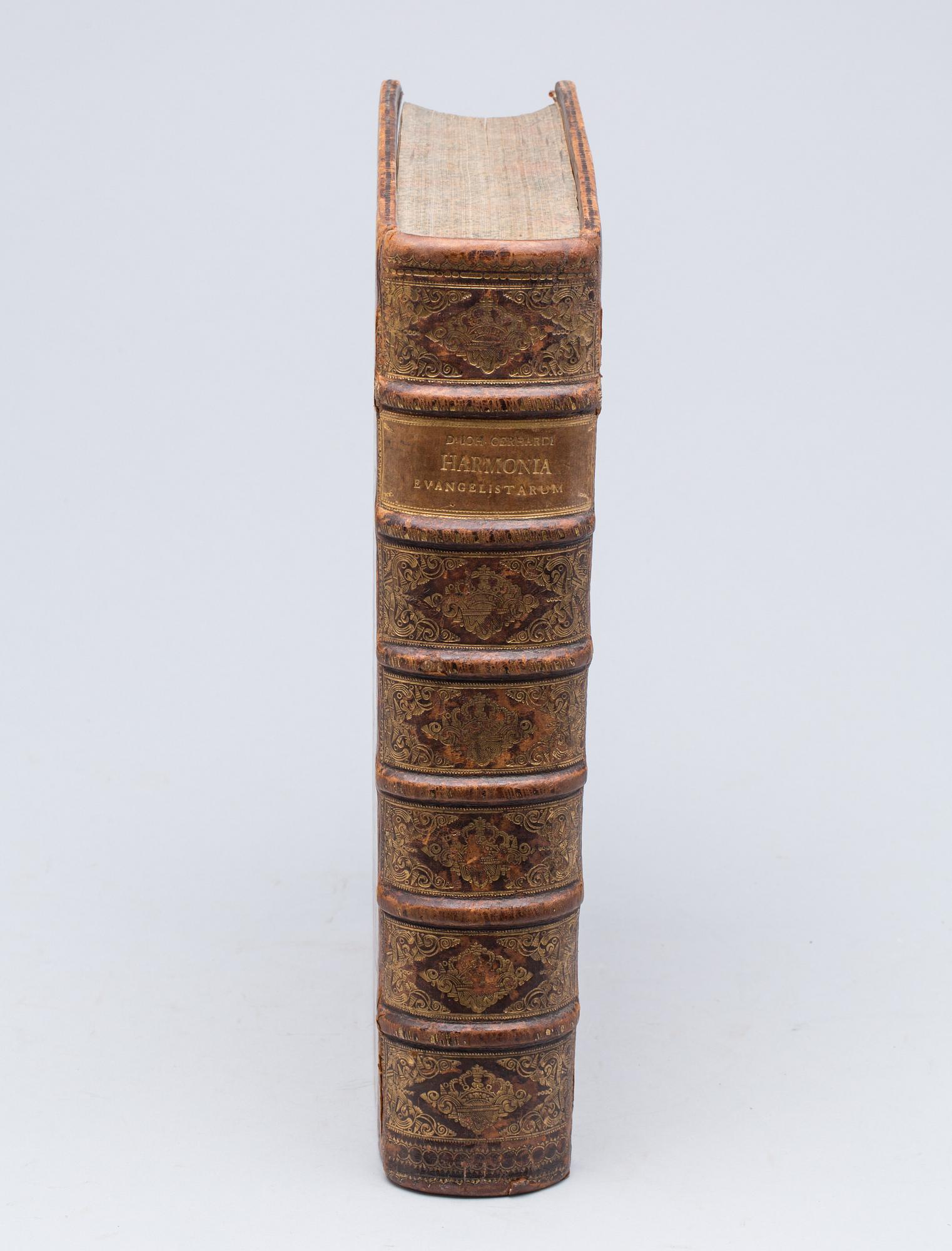 BOK, "Harmoniae eungelistarum", Johan Gerhardo Rotterdam 1646.